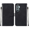 lthmy for Samsung Galaxy M14 5G case slim Embossed PU Leather Flip Stand Wallet Card Slots Cover. 