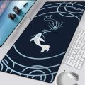 DIY Mouse Pad Yin Yang HD Pattern Anime Large Computer Mousepad Fish Gaming XL XXL Pad to Mouse Office Keyboard Desk Mice Mat. 