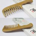 Lightweight Gift Portable Massage Easy Clean Hair Detangler Daily Bedroom Anti Static Bathroom Wide Tooth Handmade Wooden Comb. 