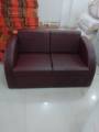 Artificial Leather Sofas 2 Seats - For Home/ Office Sofas red • Best quality particle Board imported from Malaysia.