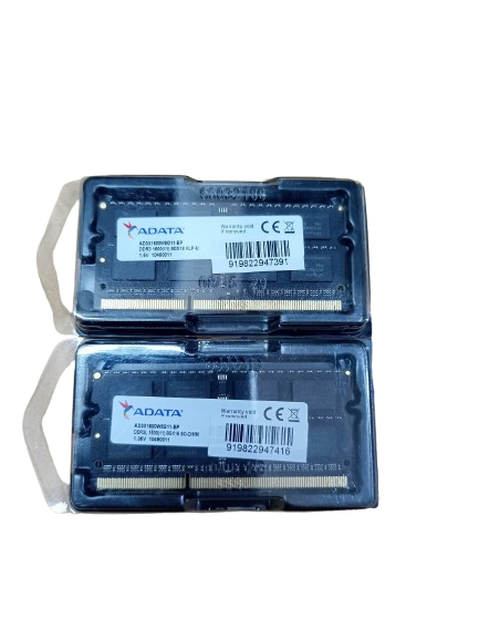 8gb ddr3L 1600mhz  12800u  PC3L Laptop Ram - best quality product with 2 years warranty