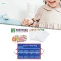 Visual Schedule , Matching Card, Flash Cards Learning Educational Time Activity Set, Learning Materials, for Children Skills. 