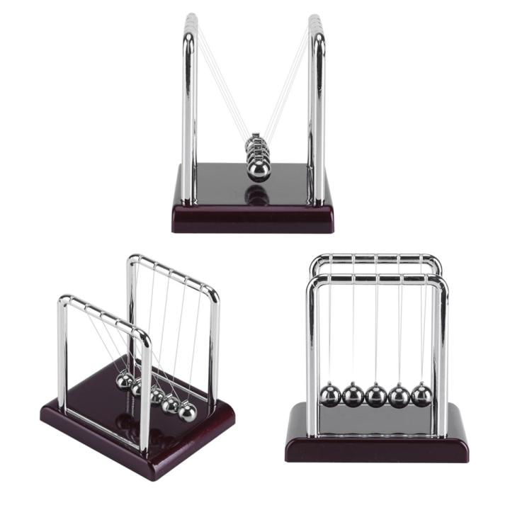 Collision Ball Newton Cradle Impact Physics Pendulum Balance Permanent Motion Office Home Decorative