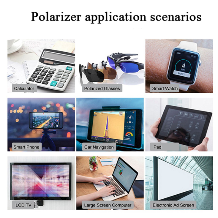 Linear%20Polarizer%20Film%20LCD/LED%20Polarized%20Filter%20Polarizing%20Film%20Sheet%20for%20Polarization%20Photograph%2015PCS%20(No%20Adhesive)%20-%20Image%205