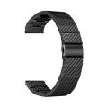 20mm Carbon Fiber Metal Watch Band Wrist Strap For Samsung Galaxy Watch 4 Classic 46mm/42mm, Watch 4/5 44mm/40mm, Watch 5 Pro 45mm Smartwatch. 