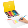 Deli EC00225 Color Emotion 24 Colors Pencil with Metal Box. 