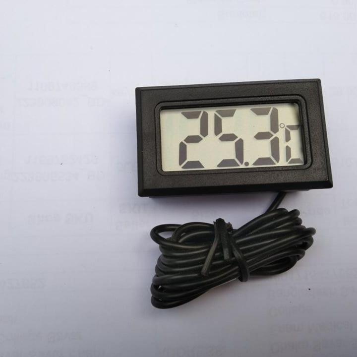 LCD Digital Thermometer Hygrometer for Freezer Refrigerator Fridge Temperature Sensor Gauge Instruments Cable