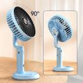 DURATION POWER DP-7640 Rechargeable 3000mAh Lithium Battery Up-Down Adjustable Fan With Mobile Stand.