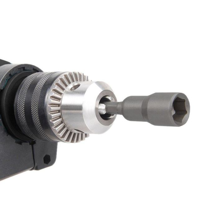 8pcs%201/4%20inch%20Hex%20Magnetic%20Nut%20Driver%20Socket%20Set%20Metric%20Impact%20Drill%20Bits%206%20to%2013mm%20Adapter%20-%20Image%206