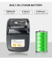 Thermal Receipt Printer (58mm), Portable POS Printer with USB and Bluetooth, compatible with Android/iOS/Windows. Ideal for supermarkets and retail stores. Supports direct thermal printing for bills and tickets, compatible with ESC/POS | Nadra-PT210. 