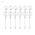 Beadable Keychain Bars Students Gift Jewelry Making Durable.