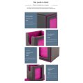 Premium Trading Card Box to Protect Cards Trading Deck Box Blue.