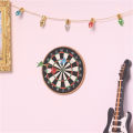 1Set 1:12 Dollhouse Miniature Darts Frisbee Sports Set Darts Board Toys Model MJD. 