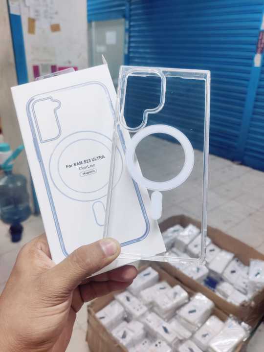 Samsung%20Galaxy%20MagSafe%20Compatible%20Shockproof%20Transparent%20Slim%20Fit%20Wireless%20Charging%20supported%20Frosted%20Border%20Phone%20Back%20Case%20Mobile%20Cover%20(Samsung%20Models%20-%20SAMSUNG%20S24%20ULTRA%20%20Samsung%20S23%20ultra%20Samsung%20S22%20Ultra%20-%20Image%204