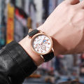 Qingwen  Watch All-Match Quartz Life Waterproof Watch   Men's Casual Business Sports Watch. 