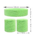 2PCs Wrist Sweatband+1PC Headband Elastic Sport Wristband Gym Wrist Brace Support Sweat Band Tennis Volleyball Wrist Protector.