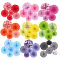 Decoration Hanging Paper Fan Set, Paper Garland Decoration,Used for Birthday,Wedding,Graduation Event.