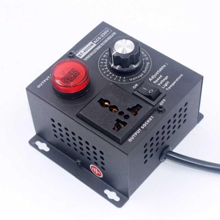 Ac220V%204000W%20Scr%20Electronic%20Voltage%20Regulator%20Temperature%20Motor%20Fan%20Speed%20Controller%20Dimmer%20Electric%20Tool%20Adjustable,Eu%20Plug%20-%20Image%203