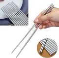 Stainless Steel Chopstick 2 Pcs (japanese/ chinese/ Korean). 