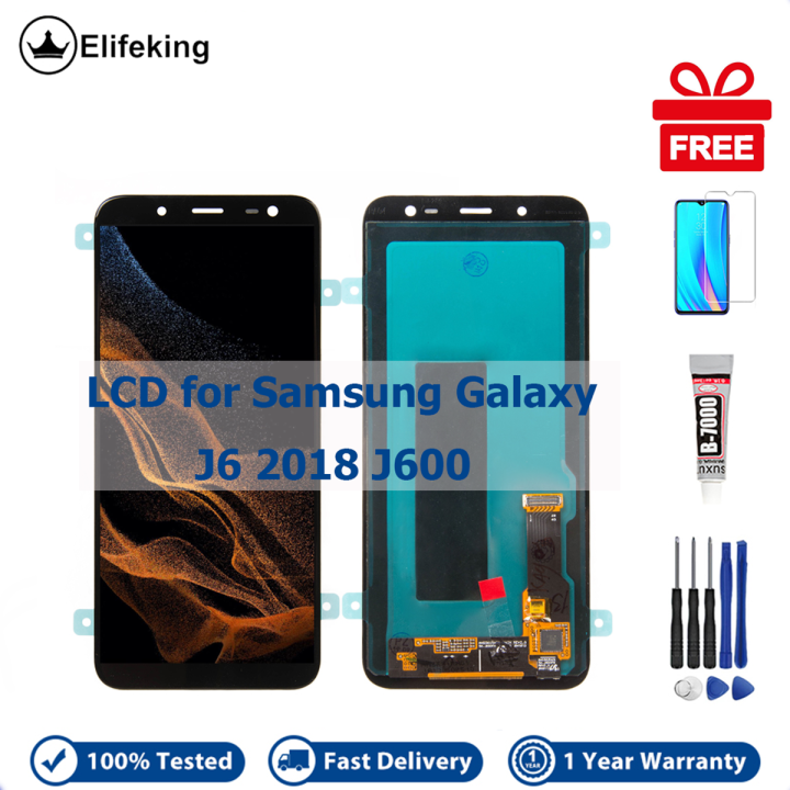 【7Rings Store】(New) LCD for Samsung Galaxy J6 2018 j600 display touch screen digitizer assembly replacement parts