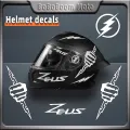 For SHOEI Arai HJC AGV Moto Racing Stickers Motorcycle Helmet Decal Lens ZEUS Stickers Accessories Decorative Waterproof. 