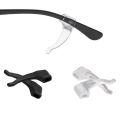 5/20pairs Silicone Anti-slip Ear Hook for Glasses Elastic Grip Temple Tip Stoppers Holder Eyeglasses Eyewear Retainer Holders. 