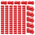 100pcs 6mm Plastic Anti-Theft Locks Unlock Device Retail Shop Supermarket Peg Hook Stop Lock Pegboard Hook Lock. 