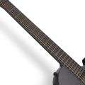 Enya NOVA Go SP1 Carbon Fiber Acoustic Electric Guitar with Smart AcousticPlus 35 Inch Travel Acustica Guitarra Starter Bundle Kit of Gig Bag,(Black).
