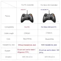 USB Wired Vibration Gamepad Joystick For PC Controller For Windows 7 / 8 / 10 Not For Xbox 360 Joypad With High Quality. 