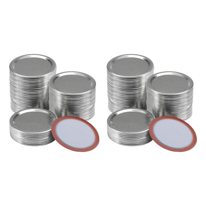 200%20Pcs%20Regular%20Mouth%2070MM%20Mason%20Jar%20Canning%20Lids,%20Reusable%20Leak%20Proof%20Split-Type%20%20Lids%20with%20Silicone%20Seals%20Rings%20-%20Image%202
