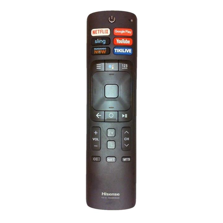 Hisense Android Smart TV remote control with Voice Assistance