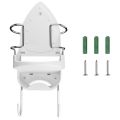 Iron Board Hanger Wall Electric Iron Holder with Removable Hooks -1.