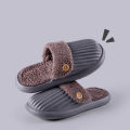 Men Winter Slippers Women Simple Fur Shoes For House Fluffy Slides Couples Keep Warm Plush Slipper Bedroom Cotton Shoe Plus Size. 