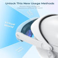 Adjustable Head Strap Compatible For Meta Quest 3 VR Headset Accessories Reduced Pressure Enhanced Support Headband Replacement.