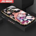 JIUMOO For Huawei Mate 30 Pro Case Cartoon Cute Eat Girl New Design Side Design Phone Cases Pattern Luxury Plating Casing Full Cover Camera Shockproof Protection SoftCases. 