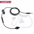 Acoustic Radiation Protection Anti-Radiation FBI Headphones Air Tube Handsfree Earphone with Microphone Volume Control Ear Hook. 
