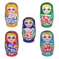 Russian Nesting Dolls Matryoshka Handmade Wood Matryoshka Dolls Wood Stacking Toy Toddler Doll For Kids Gift Halloween Wishing.