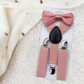 Kids Suspenders and Bow Tie Trendy Clothing Accessories with Clips Tuxedo Suspender for.