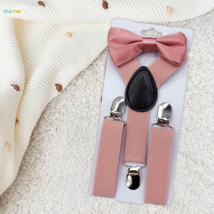 Kids%20Suspenders%20and%20Bow%20Tie%20Trendy%20Clothing%20Accessories%20with%20Clips%20Tuxedo%20Suspender%20for%20-%20Image%203