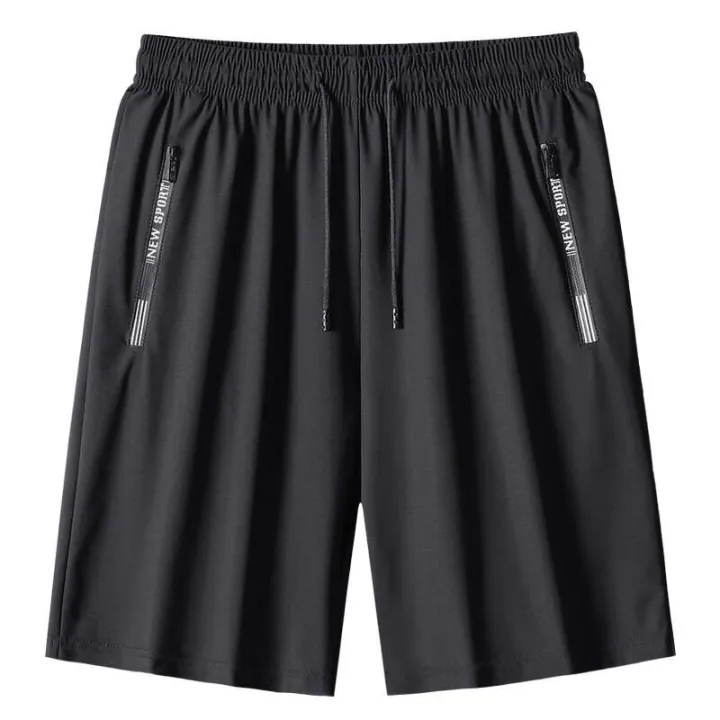 Summer%20thin%20sports%20straight%20tube%20loose%20casual%20shorts,%20ice%20silk%20quick%20drying%205-inch%20pants,%20floral%20zipper,%20men's%20large%20size%20-%20Image%206
