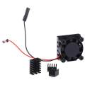 Square Cooling Fan with Heatsink Kit For Raspberry Pi 4B. 