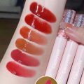 MAGIC CASA 6 Pcs 1 Set Bubble Bear Lip Glaze Long Lasting Waterproof  Lip Glaze Water-glossy Mirror Texture Glass Toot Lip Lip Glaze for Women. 