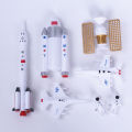 Space Exploration Rocket Space Shuttle Cosmic Satellite Toy Set Pretend Aviation Simulation Educational Model Toys For Children. 