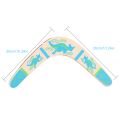 New Wooden Returning Boomerang V shaped Boomerang Outdoor Games Sports Toy. 