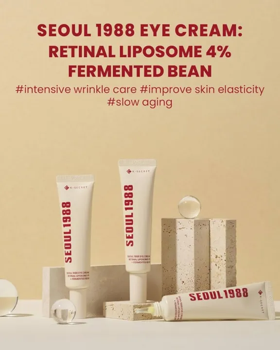 SEOUL%201988%20Eye%20Cream%20:%20Retinal%20Liposome%204%25%20+%20Fermented%20Bean%20...30ml%20-%20Image%202