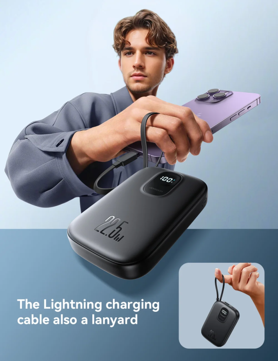 Joyroom%20JR-PBF18%2022.5W%20Powerbank%2010000mAh%20With%20Lightning%20Cable%20-%20Black%20-%20Image%204