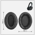 2Pcs Sponge Ear Cushion Pads Earpad Replacement for Sony WH-1000XM3 Headphone. 