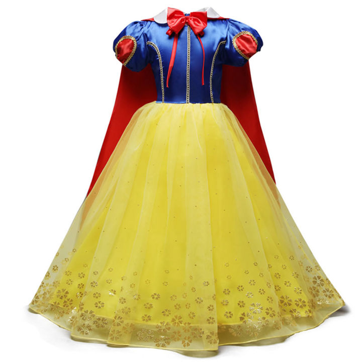 Kids%20Girl%20Dress%20Snow%20White%20Fancy%20Dresses%20Children%20Party%20Cosplay%20Princess%20Costume%20Bow%20Patchwork%20Role%20Playing%20Frocks%20Outfits%201-10Y%20-%20Image%204