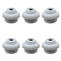 NXFDSIOZ 6X Swimming Pool Return Jet Fitting Massage Nozzle Inlet Outlet Bath Tub Nozzle with Adjustable Jet Eyeball Pool Tool. 