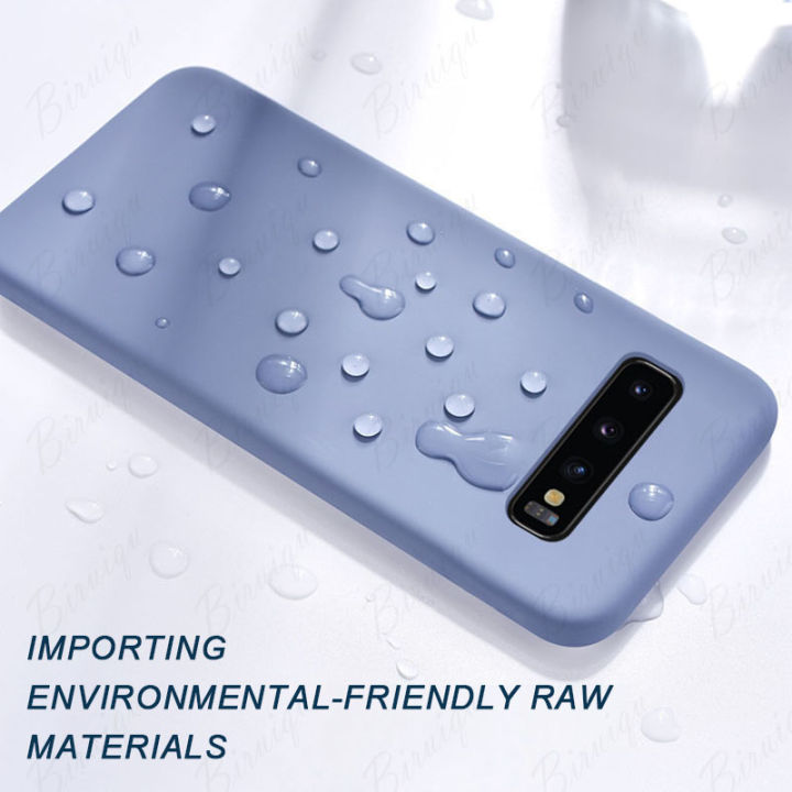 Biruiqu%20For%20Samsung%20Galaxy%20S10%20Plus%20S10+%20Case%20Liquid%20Silicone%20Soft%20Rubber%20Shockproof%20Cover%20-%20Image%207